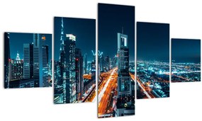 Tablou - Noaptea la Dubai (125x70 cm), în 40 de alte dimensiuni noi