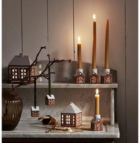Sfeșnic pentru advent din ceramică Gingerbread – Kähler Design