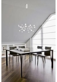 Lustra LED dimabil design modern ADN alb Large