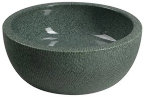 Sapho - Lavoar pentru blat PRIORI Ø 42 cm ceramică/verde