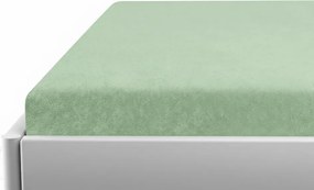 Cearsaf Frotir pentru patut copii Verde 60x120 cm