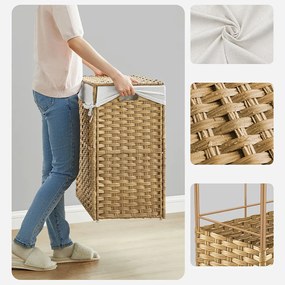 Coș de rufe din plastic 66 x 33 x 66 cm