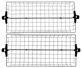 Organizatoare pentru șifonier 2 buc. din metal Herkules – Wenko