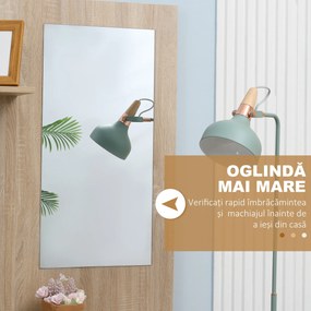 HOMCOM Organizator Multifuncțional pentru Intrare cu Oglindă, Bancă pentru Pantofi, Dulapuri, Suport Haine, Sertar și Raft | Aosom Romania