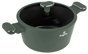Oala aniaderenta cu interior titan 24 cm Green Matte Collection Berlinger Haus BH 8201