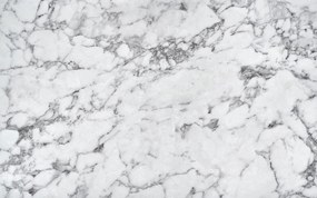 Masa extensibila Peroni marmura alba/negru - L100-250 cm