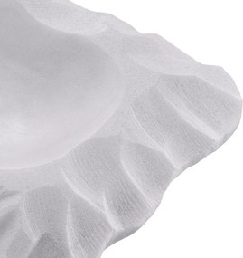 Tava din marmura design LUX Mauro, alb 115638 HZ