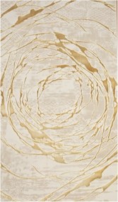 Covor Modern Living , Dormitor Dreptunghiular Elif F353A Crem Gold (Alege dimensiunea: 125 x 200)