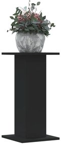 vidaXL Suporturi de plante, 2 buc., negru, 30x30x60 cm, lemn prelucrat
