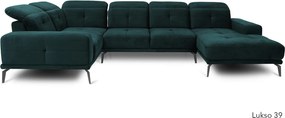 Colțar lemn masiv Formă U Nevada 350x201cm Personalizabil