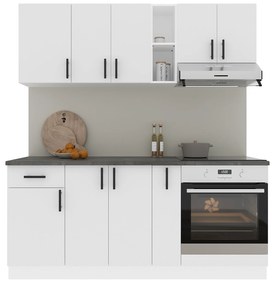 Set haaus V9, Alb, Blat Thermo 28 mm, L 180 cm