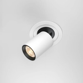 Spot LED incastrabil rotativ retractabil Hidden alb
