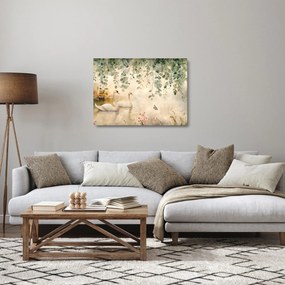 Tablou pe sticlă - Lac, acvariu (70x50 cm)