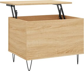 vidaXL Măsuță de cafea, stejar sonoma, 60x44,5x45 cm, lemn prelucrat