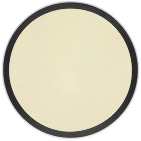 Plafoniera LED RGB cu telecomanda design modern Jaxxi negru 45cm