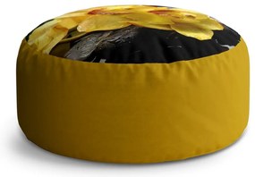 Taburet Circle orhidee galbene, galben