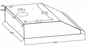 Hota Rosberg R51456AB, 190 W, 460 m3/h, 2 motoare, 2 filtre, Negru