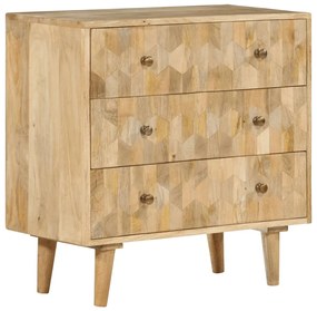vidaXL Dulap cu sertar, 70x35x70 cm, lemn masiv de mango