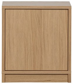 Set TV în culoare naturală cu aspect de lemn de stejar 300x243 cm Modulair – vtwonen