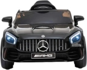 Masinuta Electrica cu acumulator pentru copii NOVOKIDS™ Mercedes AMG GTR , Roti din Cauciuc EVA, 3-8 ani , usi cu deschidere , Baterie12V, 2 Viteze,