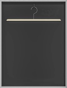 Cadru HOMCOM T-frame pentru tricou din aliaj de aluminiu cu acrilic și captuseală interioară din feltro, 70 x 90 cm | Aosom Romania