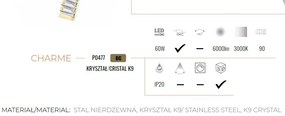 Lustra LED moderna design deosebit CHARME