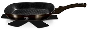 Tigaie grill Metallic Line Shiny Black Edition BerlingerHaus BH 6611
