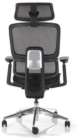 Scaun de birou Lustro, negru