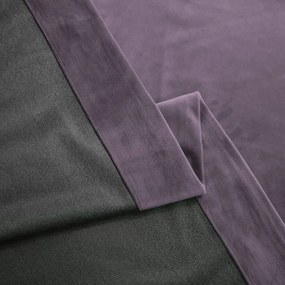 Set draperie din catifea blackout cu rejansa transparenta cu ate pentru galerie, Madison, densitate 700 g/ml, Venus, 2 buc