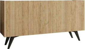 Comoda PEKIN, stejar, PAL melaminat, 150x40x76 cm