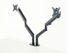 Suport 2 monitoare pentru birou, prindere Vesa