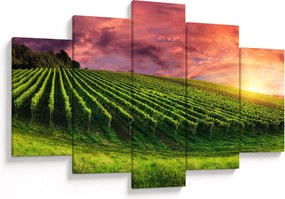 Tablou cu vie cu cerul color (150x105 cm)