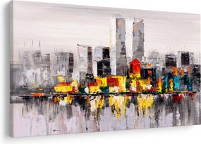 Tablou -Pictura orașului (90x60 cm)