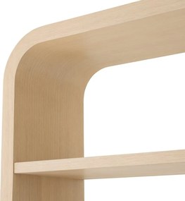 Dulap cu Rafturi design LUX, Furnir stejar, Natur, Quinton