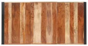 Masa de bucatarie, 160x80x75 cm, lemn masiv cu finisaj sheesham 1, 160 x 80 x 75 cm