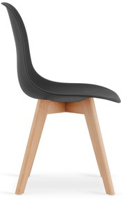 Set de 4 scaune de dining KITO negre