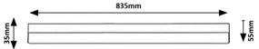 Corp de iluminat LED pentru corpuri de bucătărie Rabalux 78050 BAND LED/20W/230V 4000K alb
