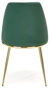 Scaun de bucaterie Louis, verde
