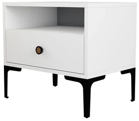 Noptieră Lizbon White