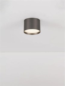Spot LED aplicat diametru 12cm ZIAZA nickel negru, NVL-9695169