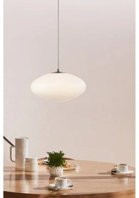 Lustră albă cu abajur din sticlă ø 38 cm Locus – Markslöjd
