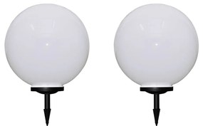 Lampi de exterior pentru alee LED 2 buc. 50 cm, cu tarus de sol 2, 50 cm, 1