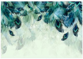 Fototapet - Emerald Feathers