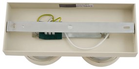 Spotlight modern plafon bej G9 rotund cu rotire si inclinare 2 lumini - Go