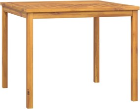 vidaXL Masă de grădină, 90x90x74 cm, lemn masiv de acacia