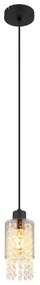 Pendul design modern Backey negru, fumuriu