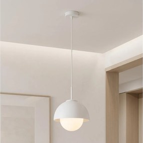 BRILAGI - Lampă suspendată cu cablu COSMO 1xE27/60W/230V Ø 18 cm albă
