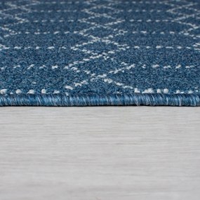 Covor tip traversă albastru închis lavabil 57x230 cm Argyll – Flair Rugs