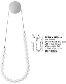 Aplica LED XXL suspendata design decorativ BRILLANTE