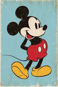 Poster Mickey Mouse - Retro, (61 x 91.5 cm)